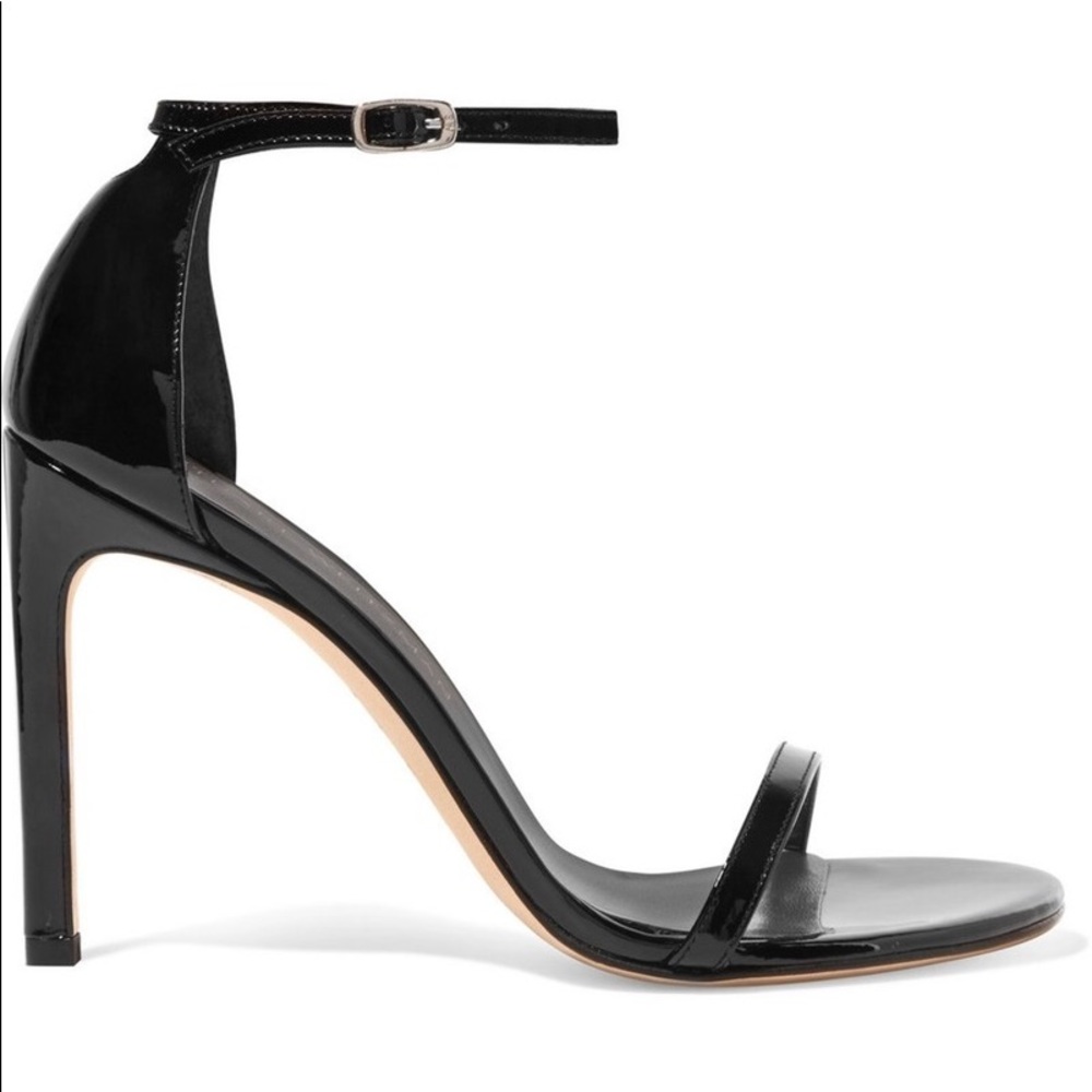 Stuart Weitzman Nudistsong Black Patent